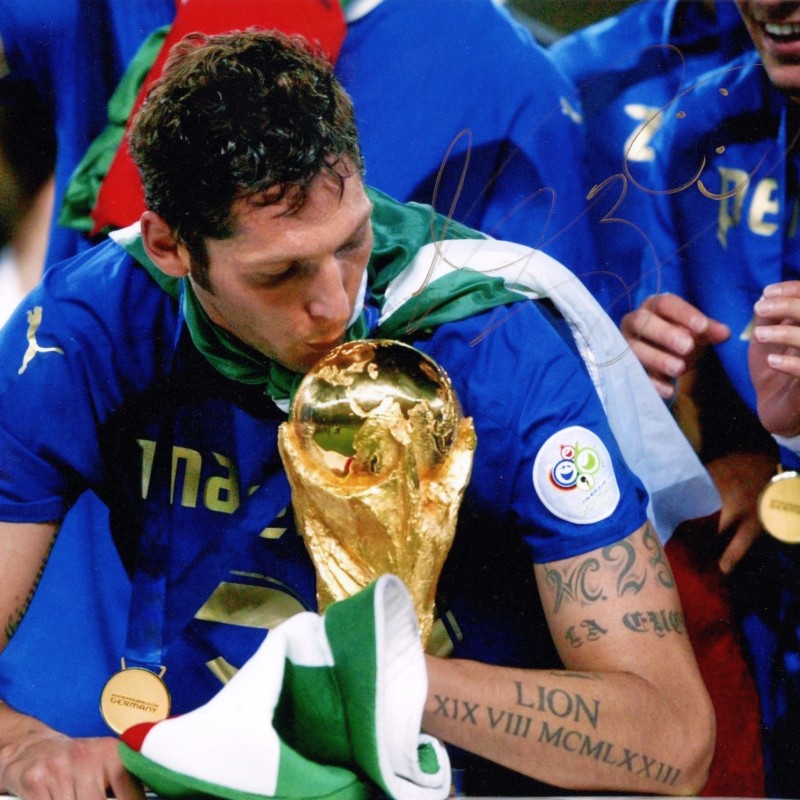 Fotografia autografata da Marco Materazzi  