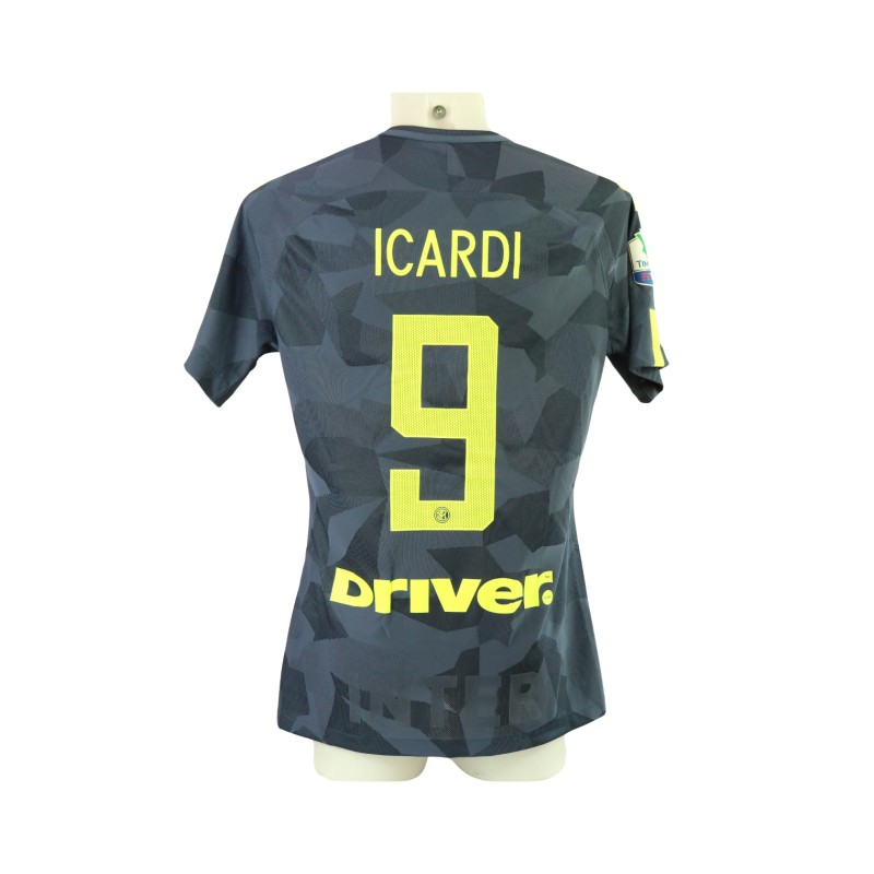 Icardi's Inter Match-Issued Shirt, 2017/18