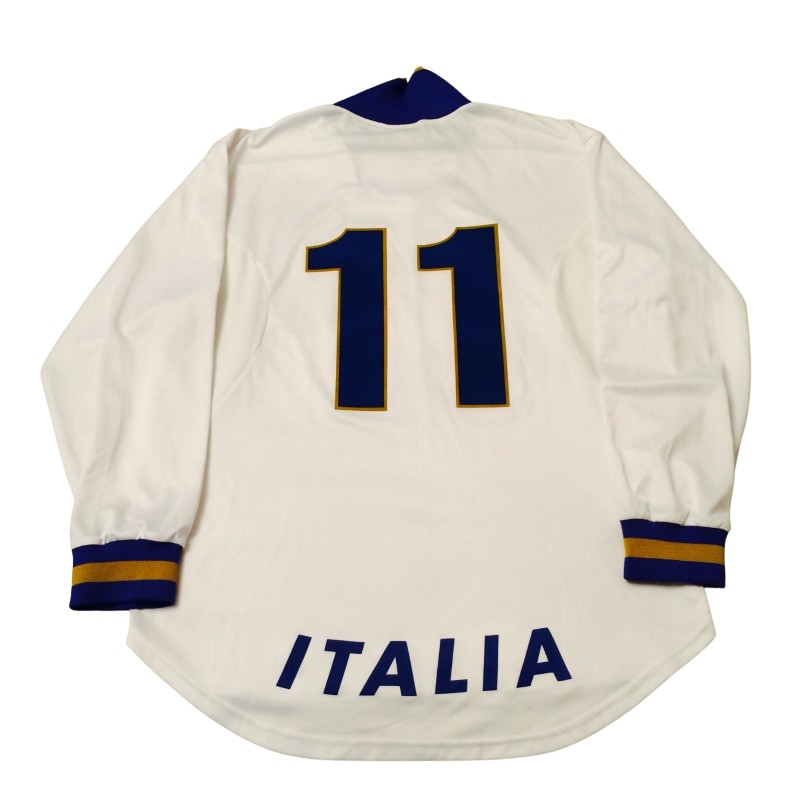 Ravanelli's Match-Issued Shirt Moldova vs Italy 1996