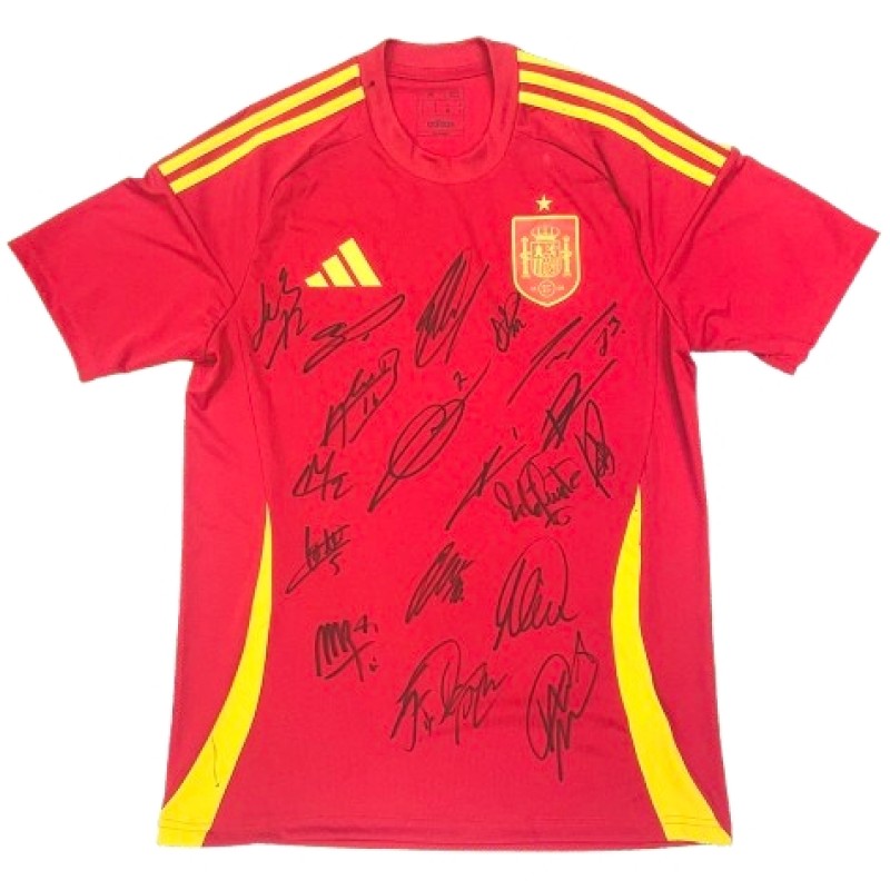 Maglia squadra Spagna Euro 2024 - Autografata