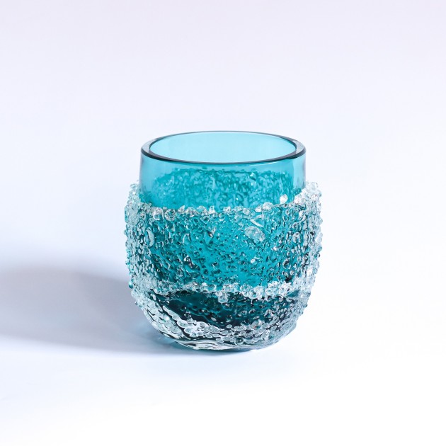 Ice Water Vase by Micheluzzi Glass