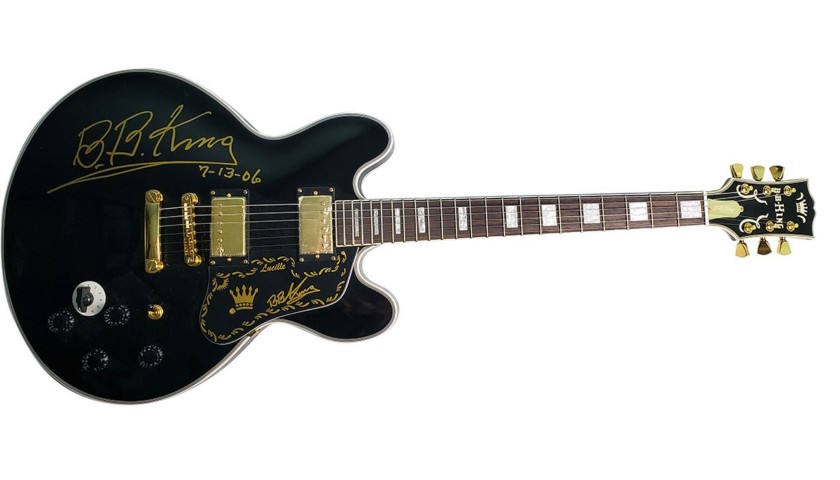 B.B. King Guitar with Digital Signature