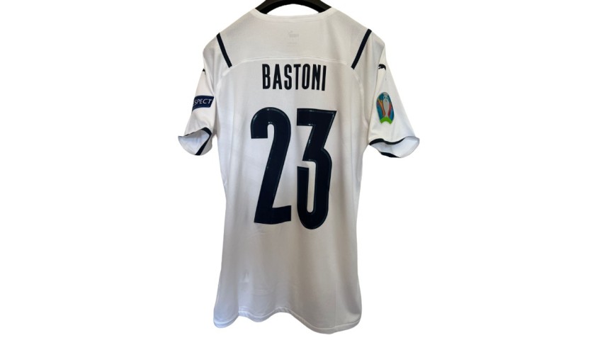 Bastoni's Match Shirt, Turkey vs Italy 2021