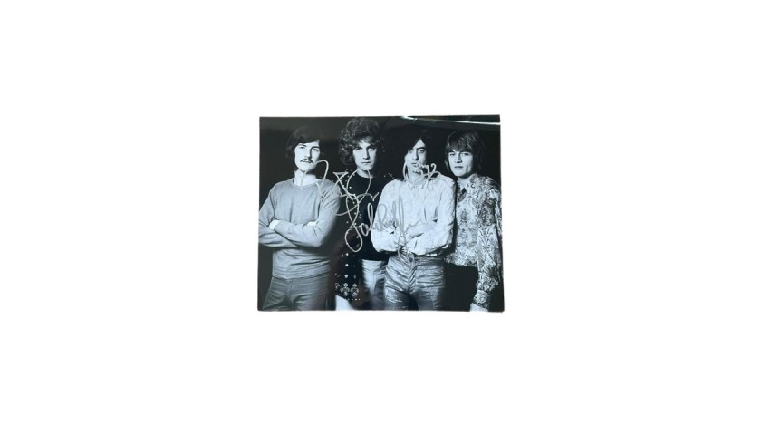Led Zeppelin Signed Photograph