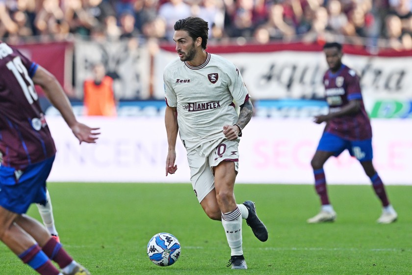 Torregorssa's Match-Worn Shirt, Reggiana vs Salernitana 2024