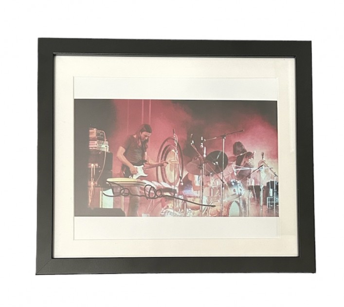 David Gilmour Pink Floyd Signed Photograph