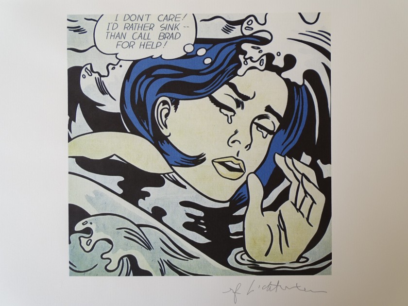 Roy Lichtenstein "Drowning Girl"