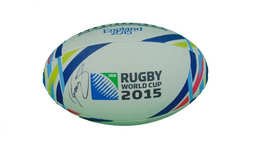 Rugby World Cup Ball Signed by Sergio Parisse 