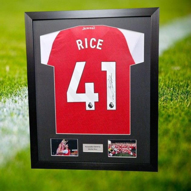 Declan Rice Signed Arsenal 2025-26 Home Football Shirt