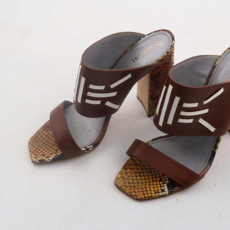 Exclusives Pollini leather sandals
