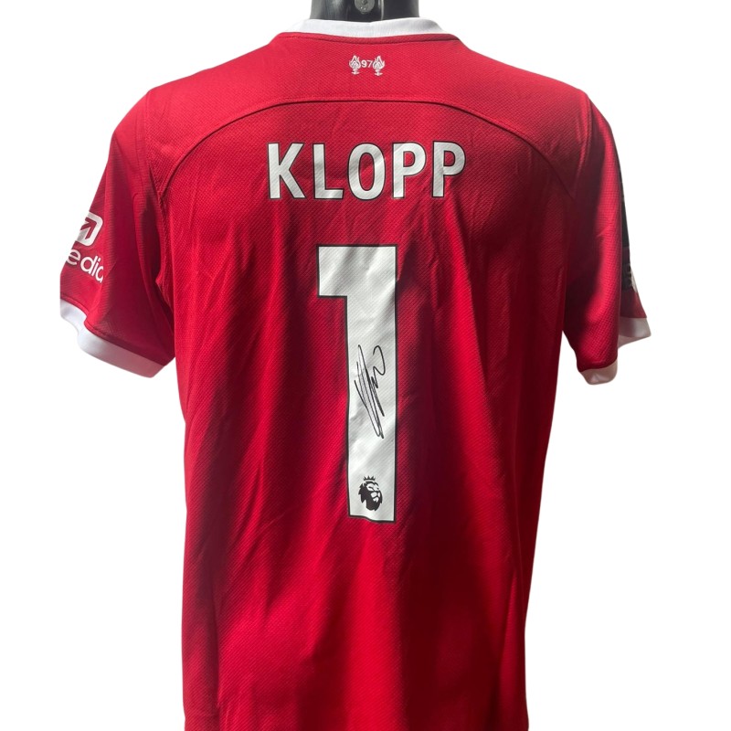 Klopp Replica Liverpool Signed Shirt, 2023/24 