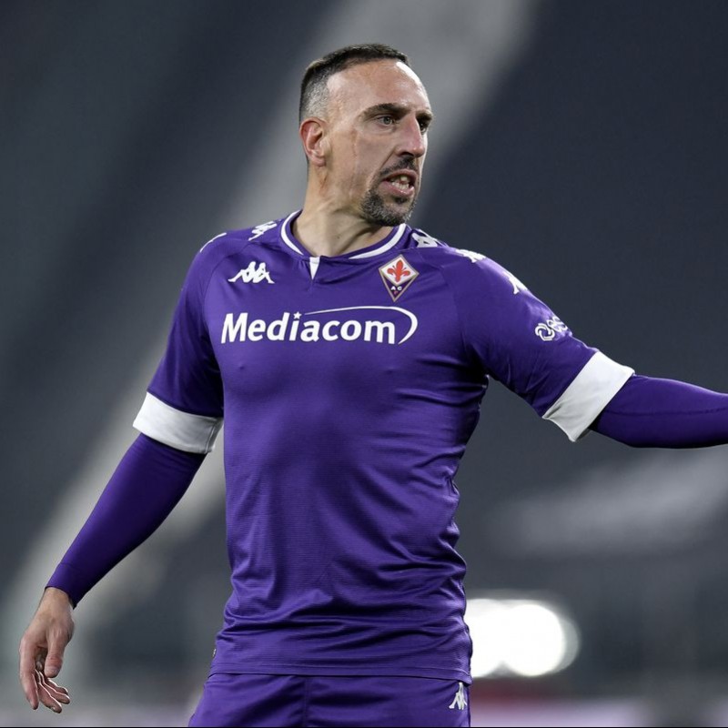Ribery's Official Fiorentina Signed Shirt, 2020/21