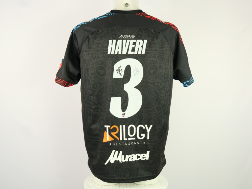 Maglia Haveri unwashed Catania vs Monterosi Tuscia 2024 - Autografata