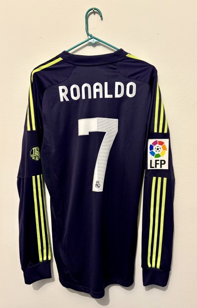Cristiano Ronaldo’s Real Madrid ‘away’ Match Shirt, LaLiga 2012/13