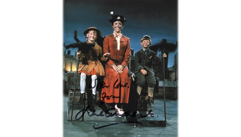 Photograph from Mary Poppins Signed by Julie Andrews
