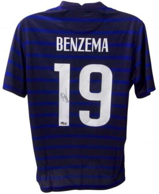 Karim Benzema's France National Team Signed Shirt