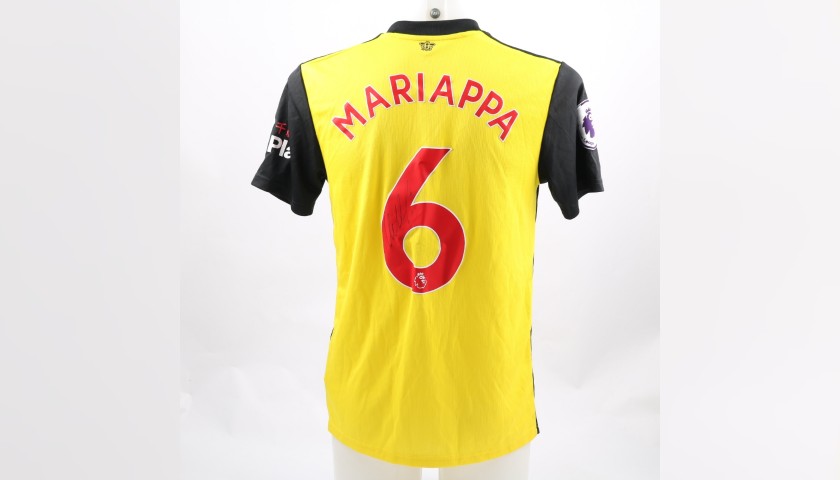 Mariappa's Watford FC Worn and Signed Poppy Shirt