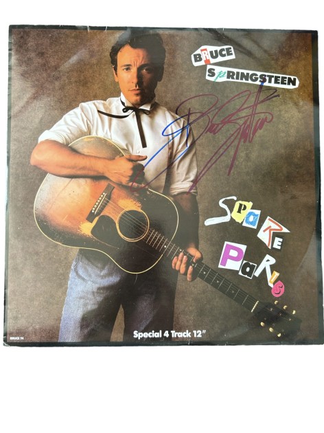 Bruce Springsteen Signed Spare Parts 12' Vinyl