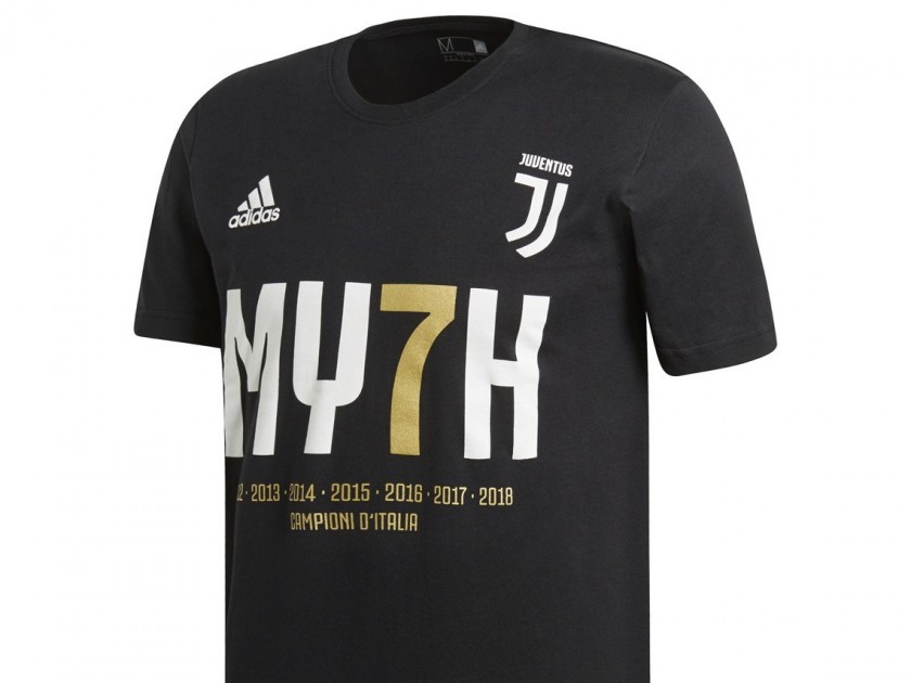 Juventus Scudetto #MY7H T-Shirt - Signed by Gonzalo Higuain