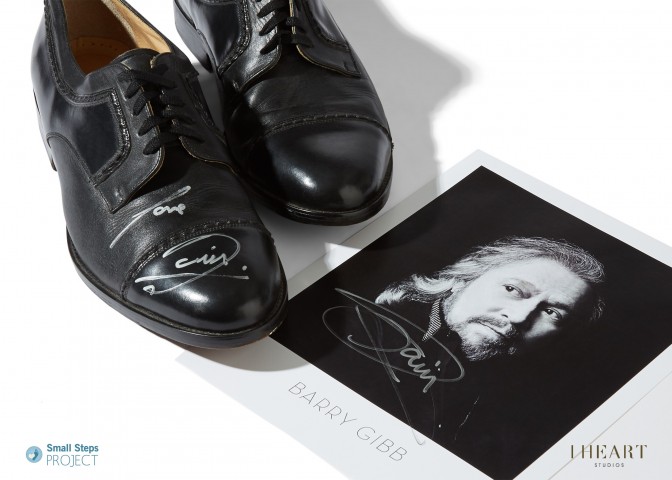 Barry Gibb's Signed Shoes
