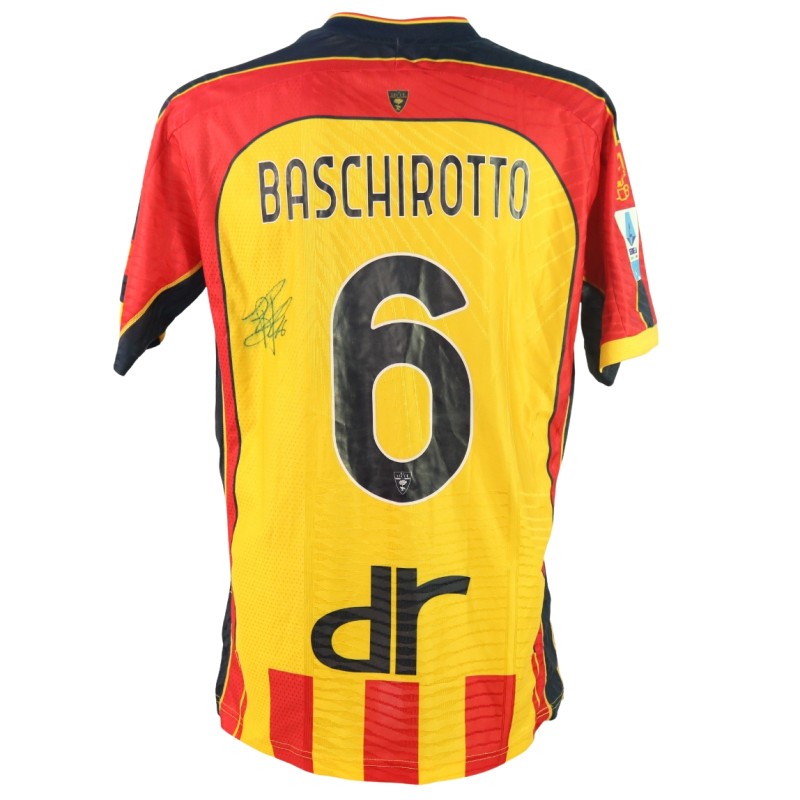 Baschirotto's Signed Unwashed Shirt, Napoli vs Lecce 2024