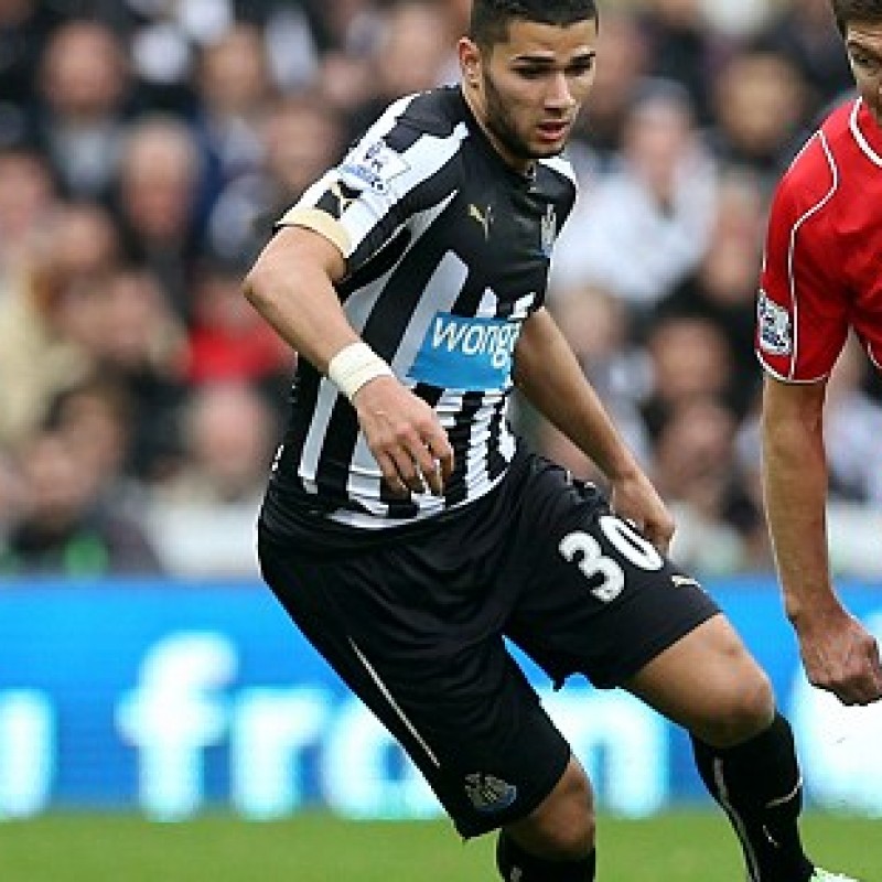 Abeid's match worn Newcastle United shirt from the 2014/2015 Premier League season