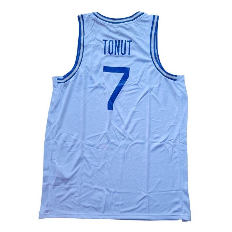 Stefano Tonut's Italia Basket Match-Issued Jersey