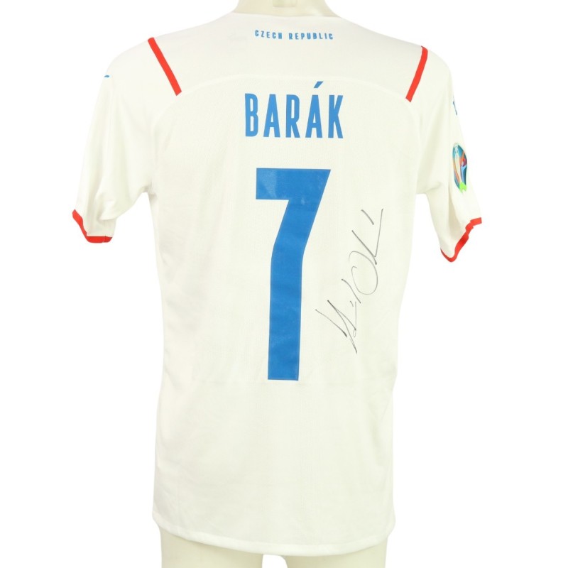 Barak's Match Signed Shirt, Scotland vs Czech Republic 2021