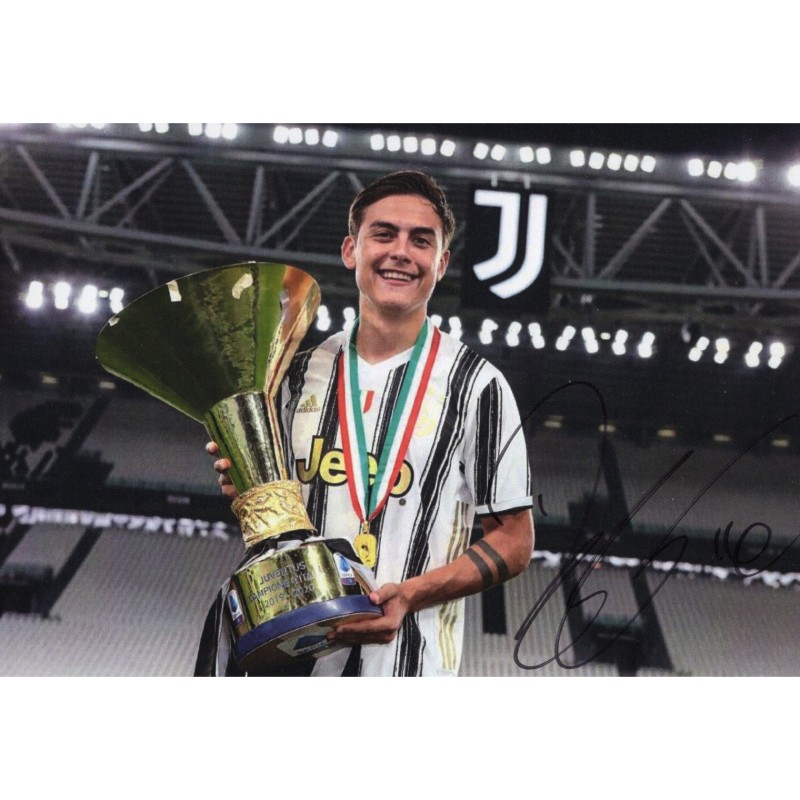 Photograph signed by Paulo Dybala