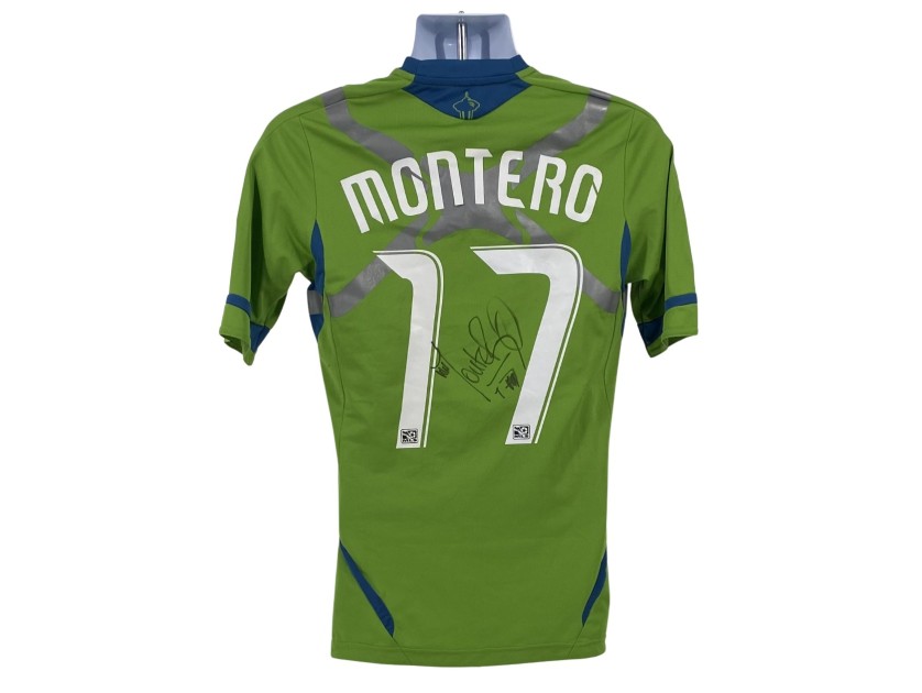 Fredy Montero Seattle Sounders FC Breast Cancer Awareness Signed Shirt 