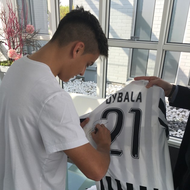 Match worn Dybala, Juventus-Inter Serie A 28/02/16 - signed
