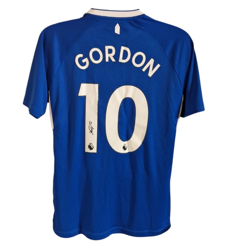 Maglia ufficiale Everton 2022/23 firmata da Antony Gordon 