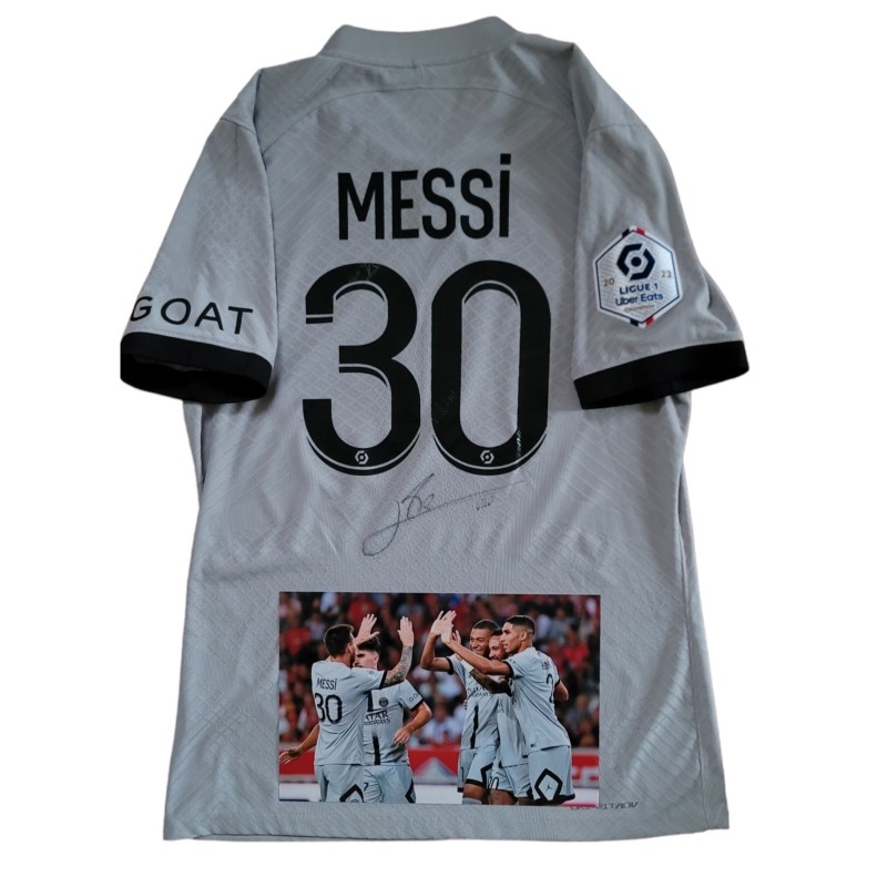 Messi's Signed Match Shirt, Montpellier vs PSG 2023 