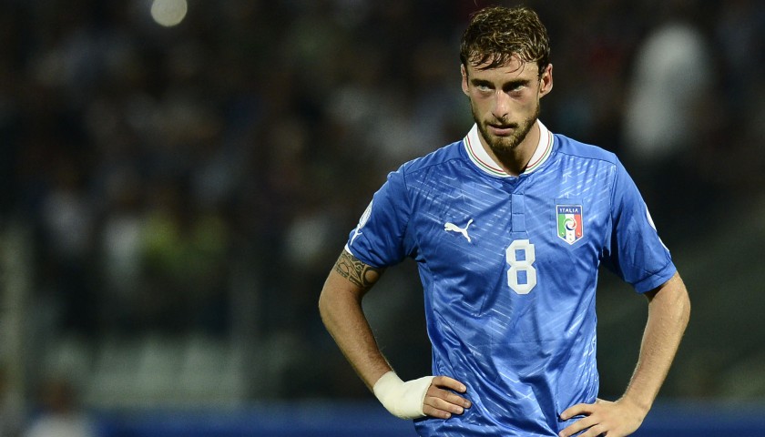Marchisio's Match-Worn Italia-Malta Shirt, World Cup Qualifiers 2014