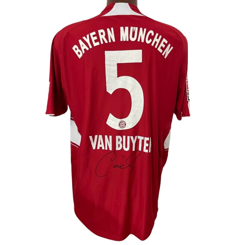 Van Buyten's Bayern Monaco Signed Official Shirt, 2008/09