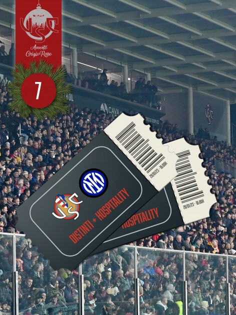 Two "Distinti" Tickets with Hospitality for the Cremonese-Inter Match