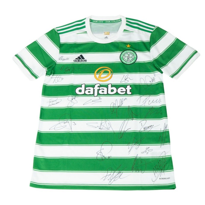 Celtic FC 2021/22 Squad Signed Shirt