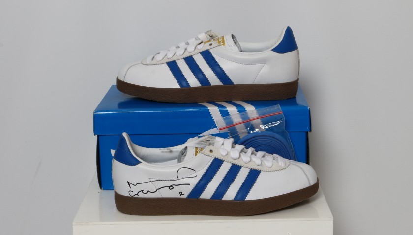 Signed Noel Gallagher Adidas Trainers - CharityStars