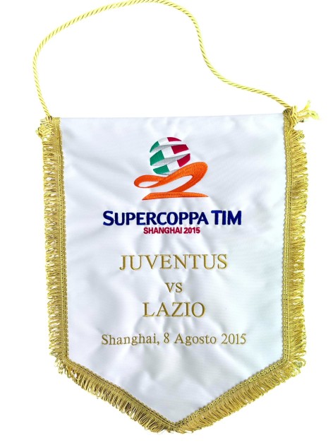 Gagliardetto Gara Juventus vs Lazio, Supercoppa Italiana 2015