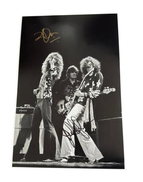 Fotografia Led Zeppelin - Autografata