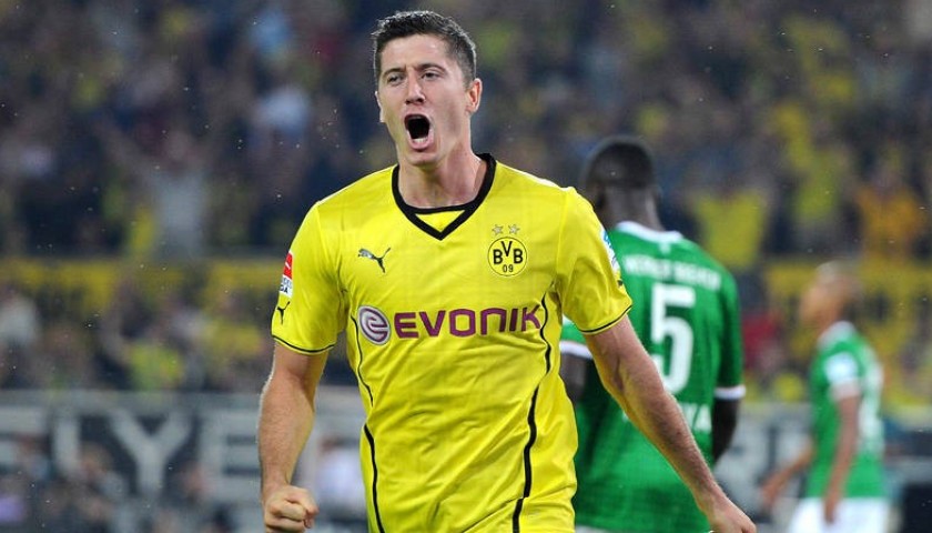 Lewandowski's Borussia Dortmund Match Shirt  - Champions League 2012/13