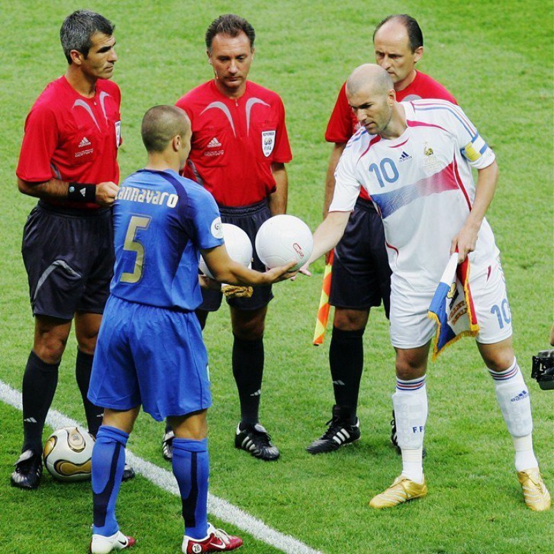 Official FIGC Italia-Francia pennant, 2006 Mundial final