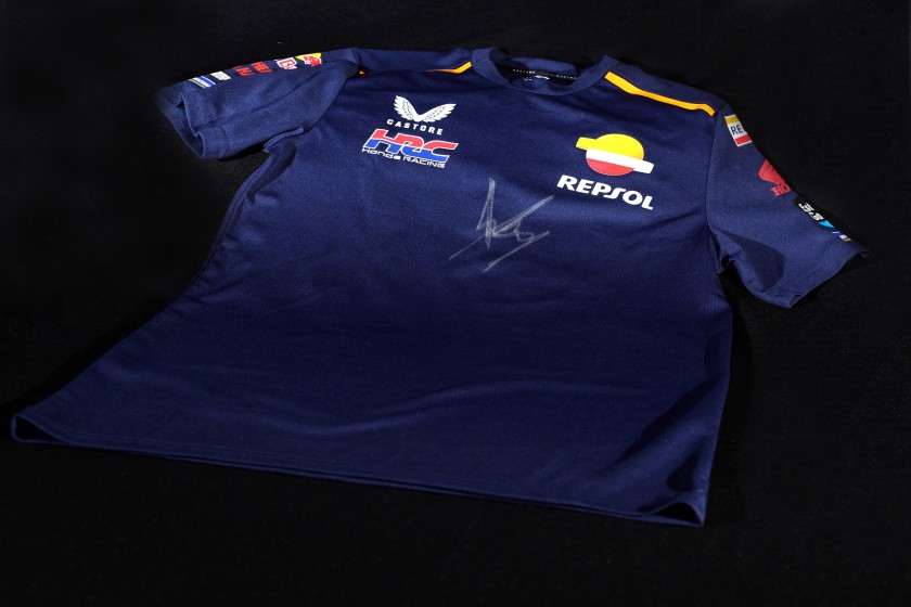 Marc Marquez's Signed Repsol Honda Shirt