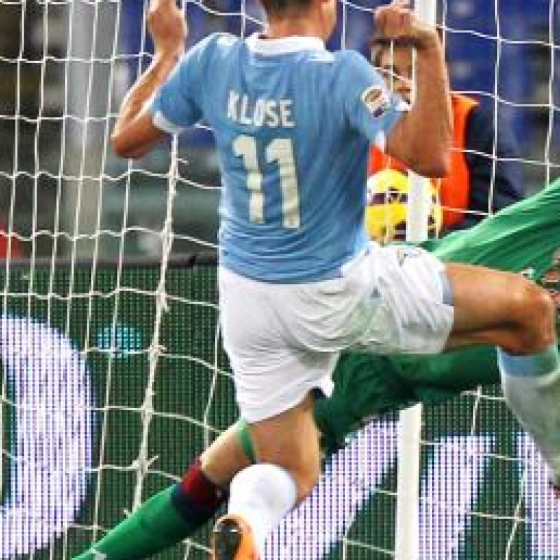 Klose Lazio match worn boots, Serie A 2013/2014