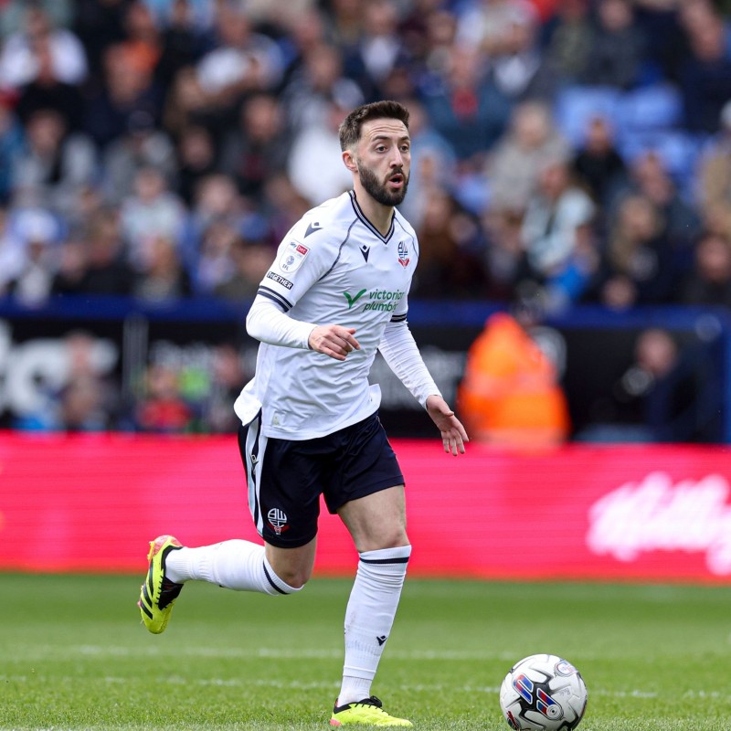 Josh Sheehan's Bolton Wanderers Signed Match Worn Shirt