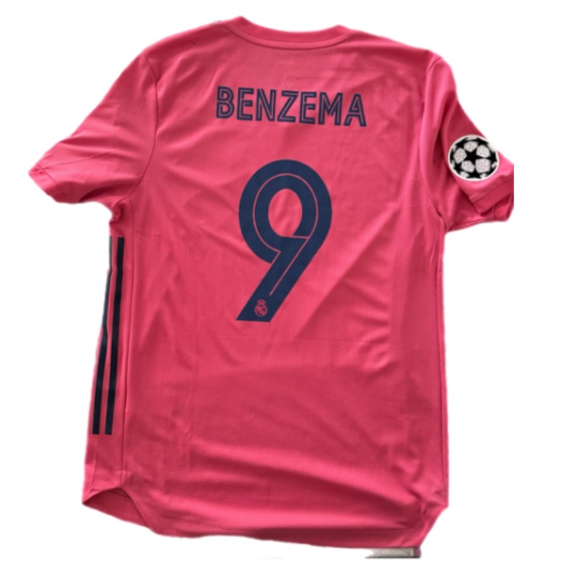 Benzema's Manchester City vs Real Madrid Match Issued shirt, UCL 2019/20