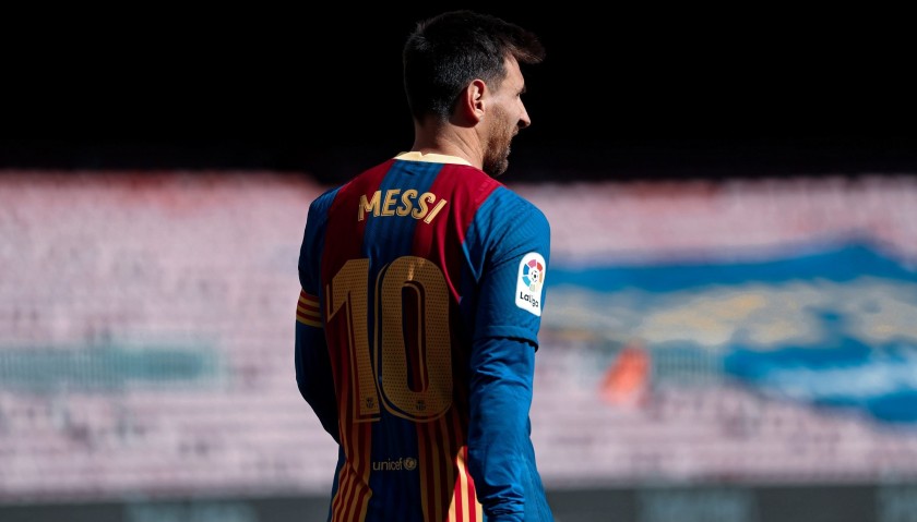 Messi's FC Barcelona 2020/21 Signed Shirt 