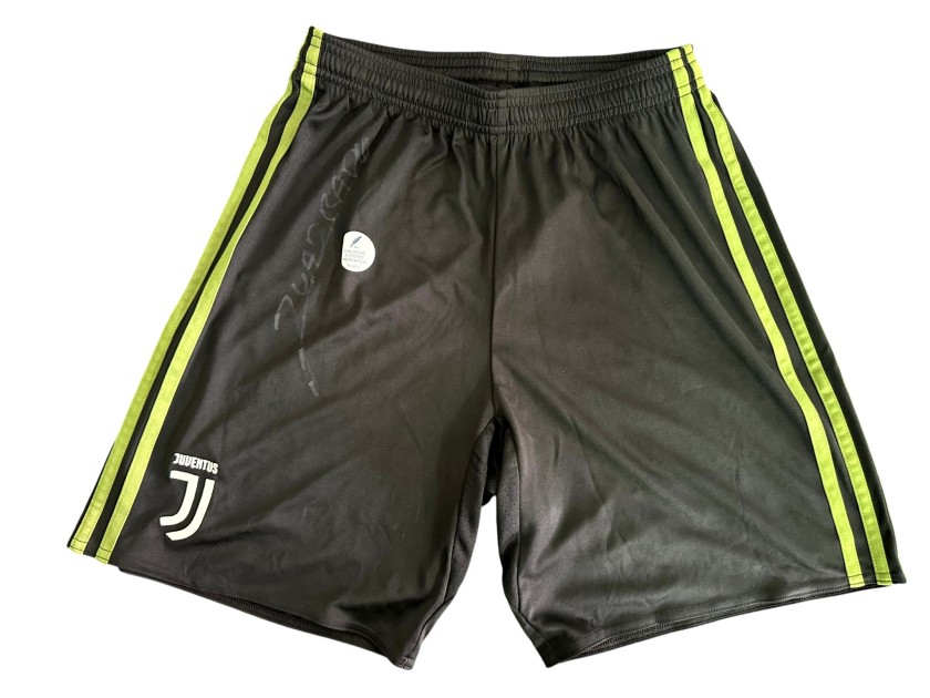 Cuadrado's Juventus Signed Official Shorts