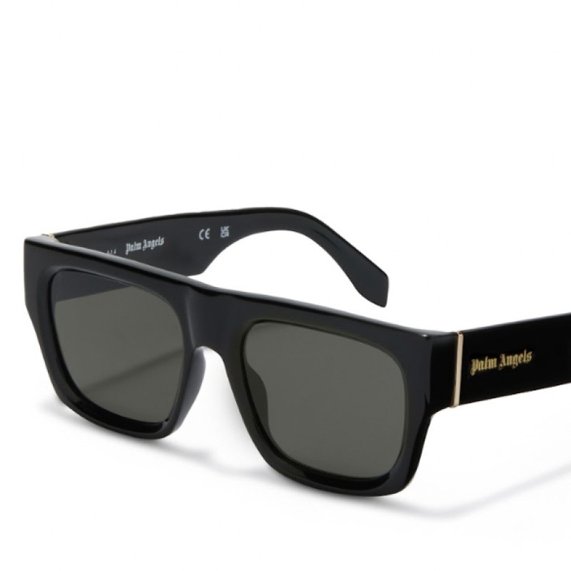 Pixley Sunglasses Black Dark Grey di Palm Angeles