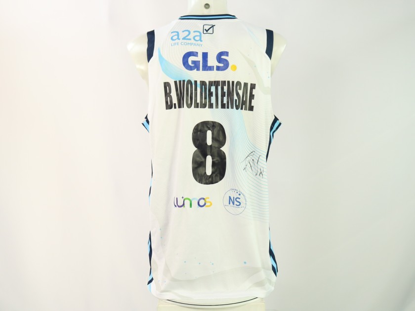 Woldetensae's Signed Match-Worn Kit, Napoli Basket vs Trento 2024